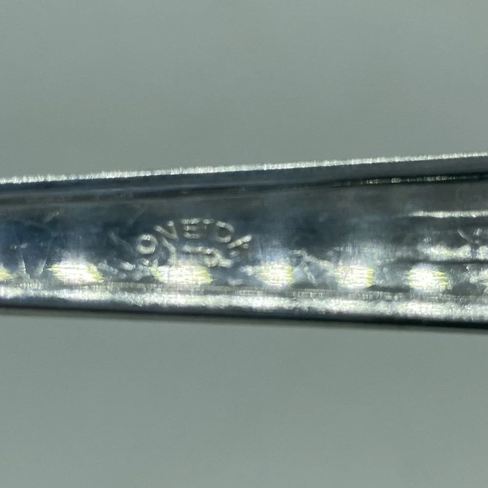 Oneida Silver Rose 5 O'Clock Tea Spoon Silverplate Flatware Spoon 1940 Antique